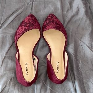 BNWT Torrid Cranberry Flats